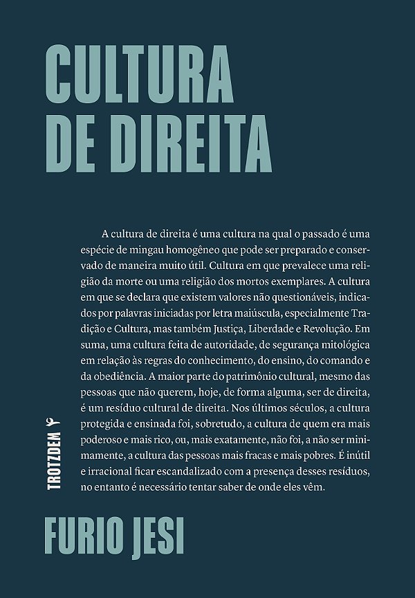 Livro Cultura de Direita