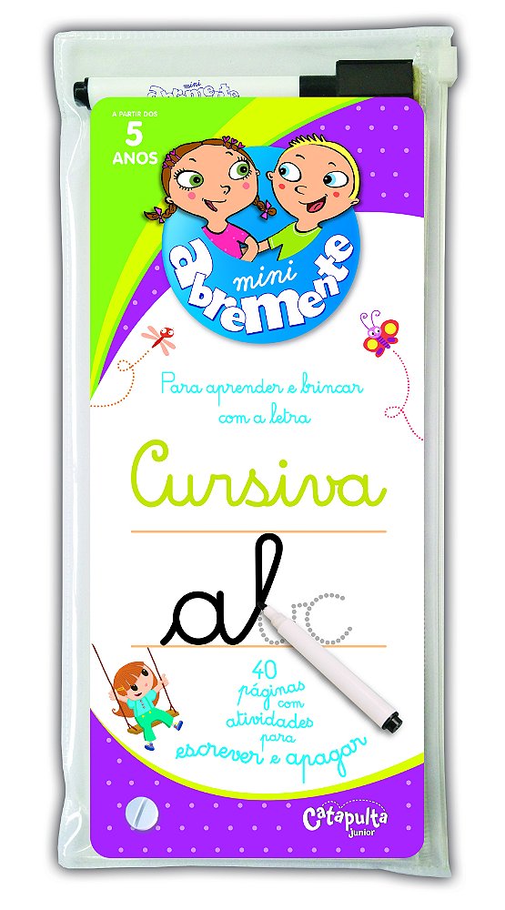 Livro Abremente mini - Cursiva