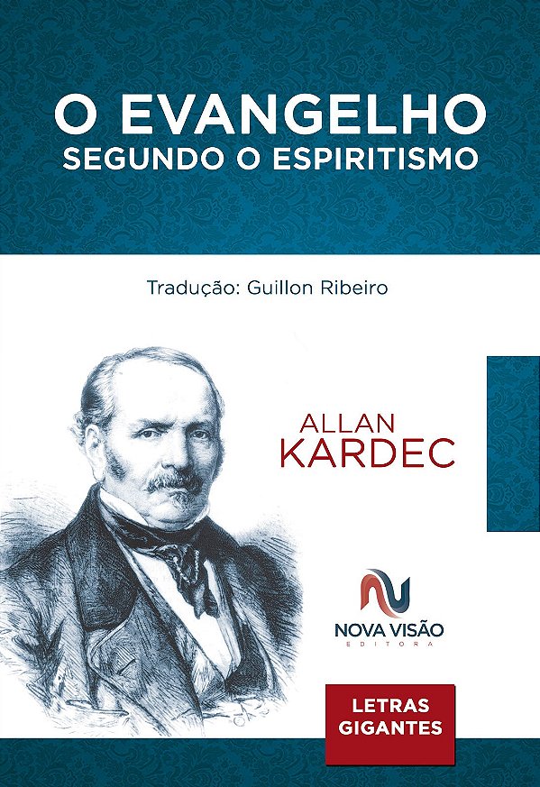 Livro O evangelho segundo o espiritismo - letras gigantes