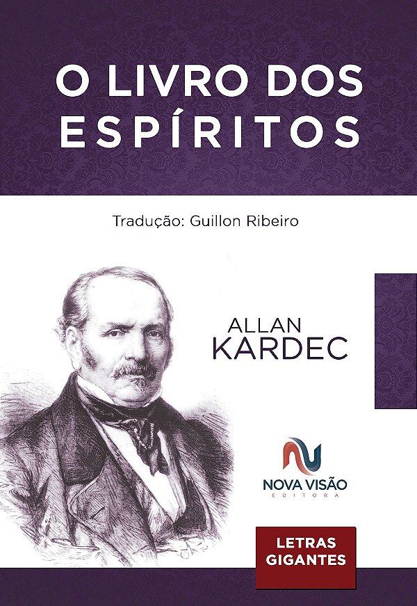Livro O livro dos espíritos - letras gigantes