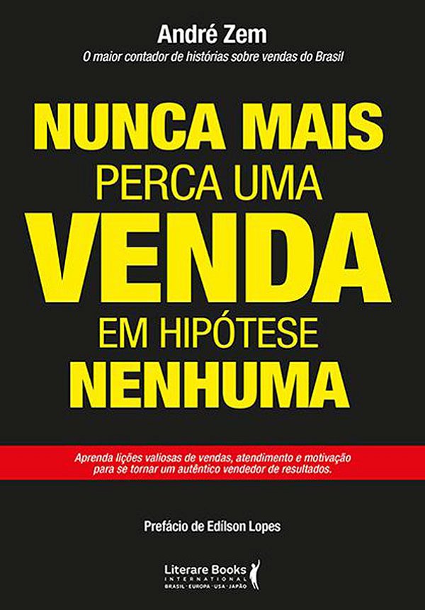 Livro Nunca mais perca uma venda, em hipótese nenhuma