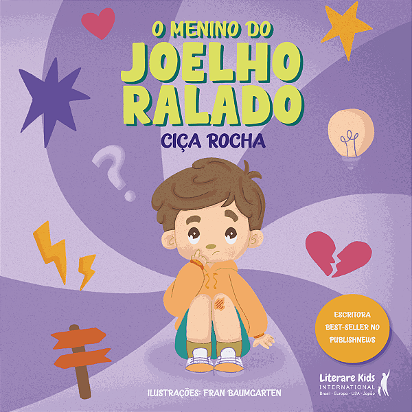 Livro O menino do joelho ralado