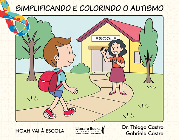 Livro Simplificando e Colorindo o Autismo - Livro de Colorir