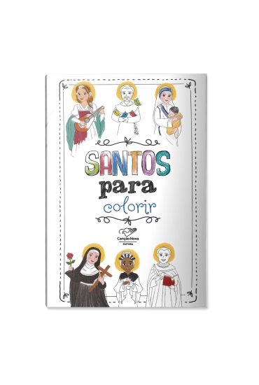 Livro Livro Santos Para Colorir