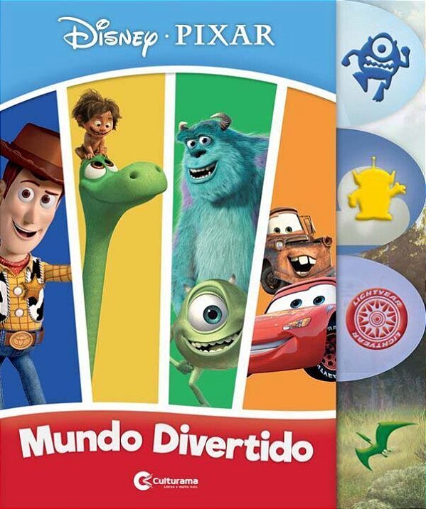 Livro Mundo Divertido - Disney Pixar