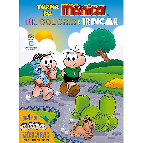 Livro MASCARAS DIVERTIDAS MONICA