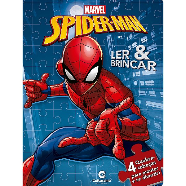 Livro LER E BRINCAR HOMEM-ARANHA