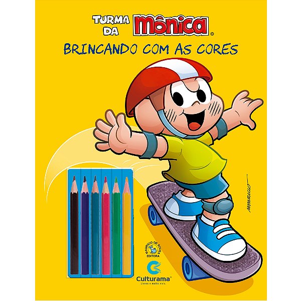 Livro BRINCANDO COM AS CORES - CASCAO ESPORTES