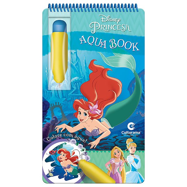 Livro Aqua Book Princesas: Para Pintar Com Água!