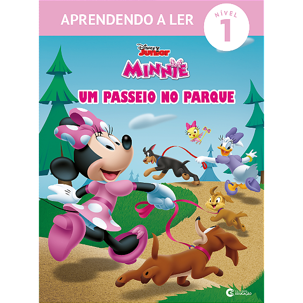 Livro Aprendendo A Ler Nível 1 - Minnie - Um Dia No Parqu...