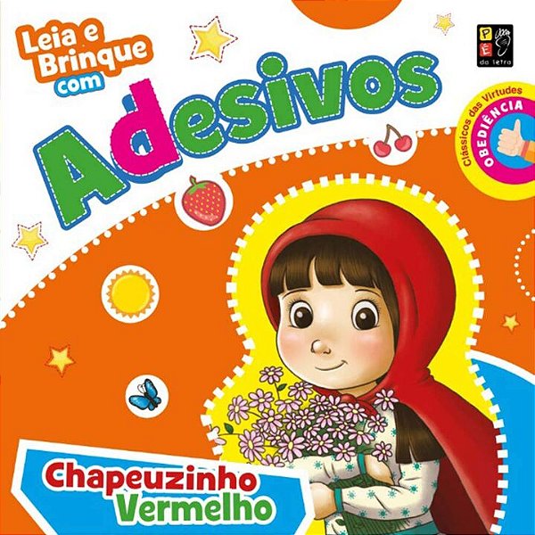 Livro Leia E Brinque Com Adesivos  Chapeuzinho Vermelho