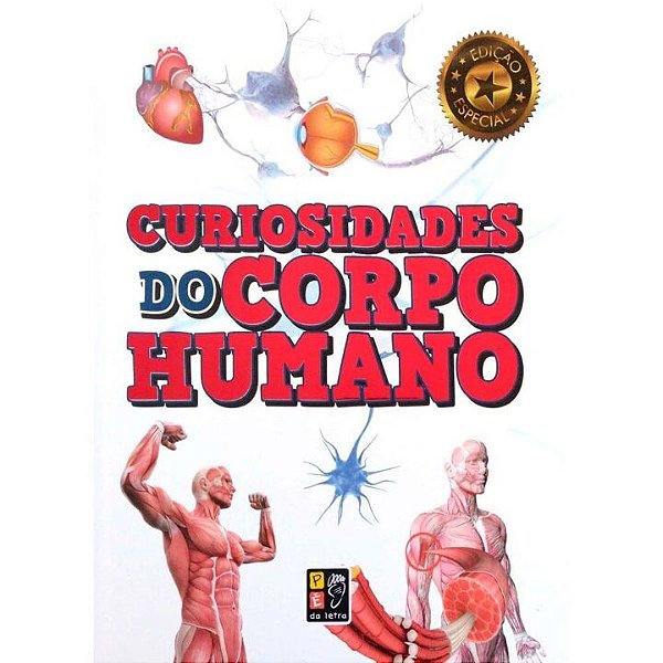 Livro Curiosidades Do Corpo Humano - Capa Dura Vermelho