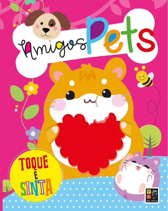 Livro Toque E Sinta Amigos Pets