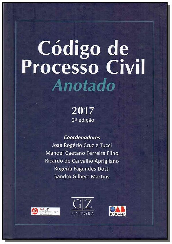 Livro Código De Processo Civil - Anotado - 02Ed/17