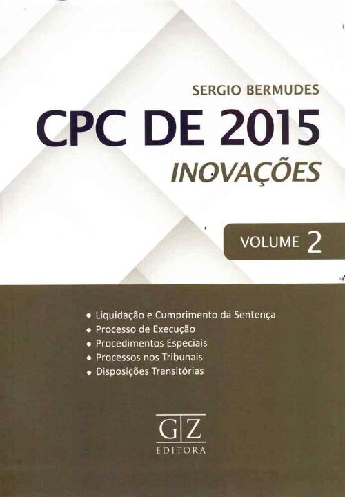 Livro Cpc De 2015 Inovações Vol. 02 - 01Ed/18