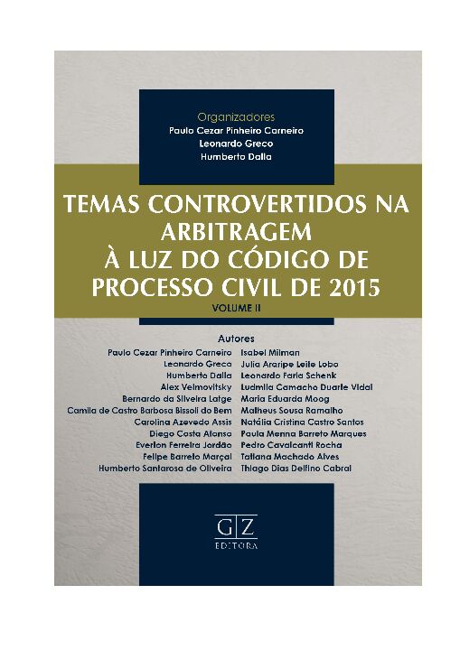 Livro Temas Controvertidos Na Arbitragem Á Luz Do Código ...