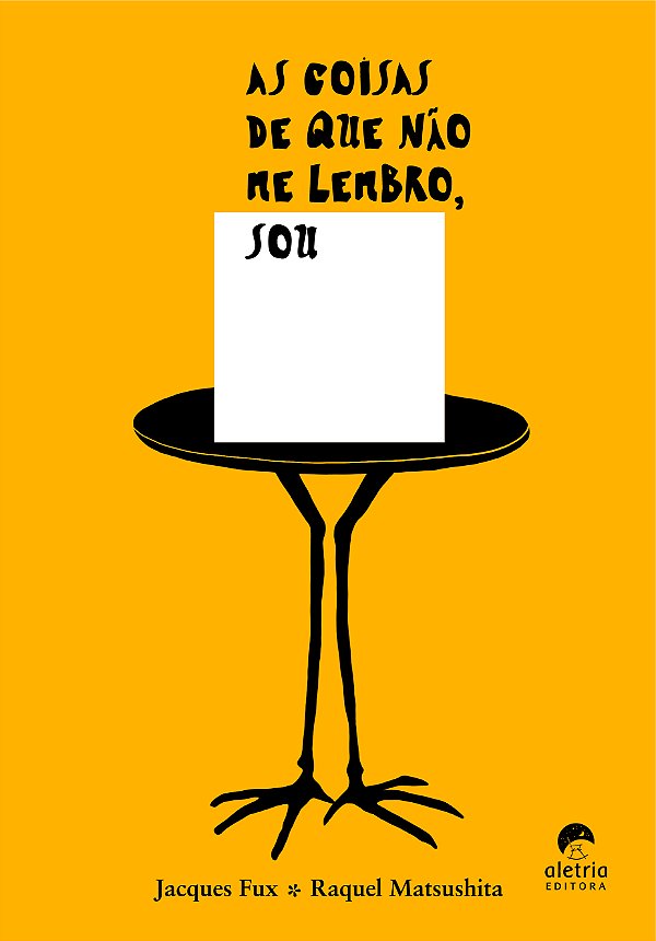Livro As coisas de que não me lembro, sou