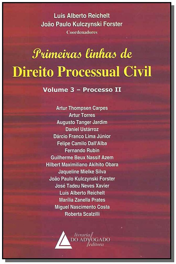 Livro Primeiras Linhas De Direito Processual Civil - Vol....
