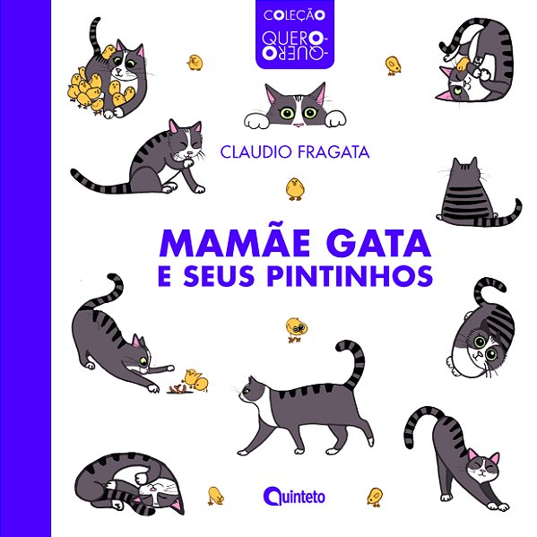 Livro Mamãe Gata E Seus Pintinhos
