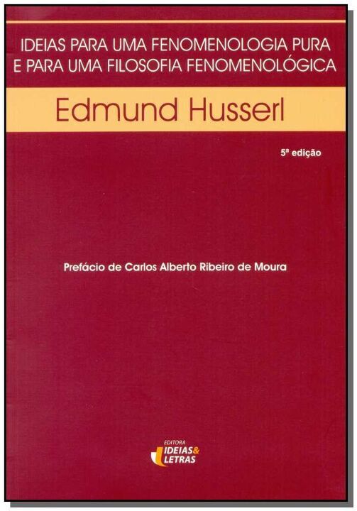 Livro Ideias Para Uma Fenomenologia Pura
