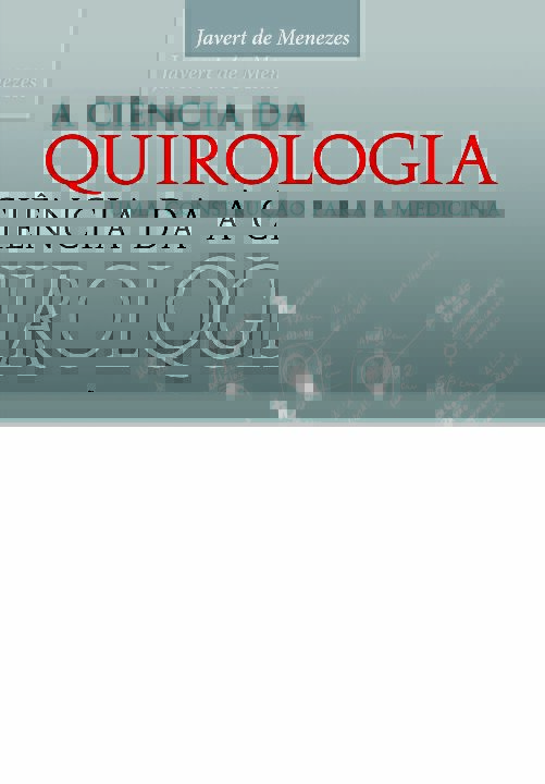 Livro Ciência da Quirologia, A: Uma construção para a med...