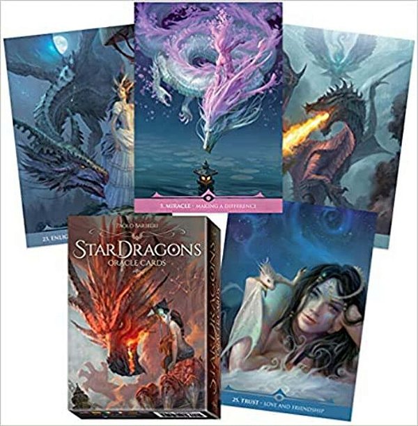 Livro Stardragons Oracle Cards