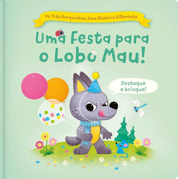 Livro Os três porquinhos: Uma história diferente - Uma fe...