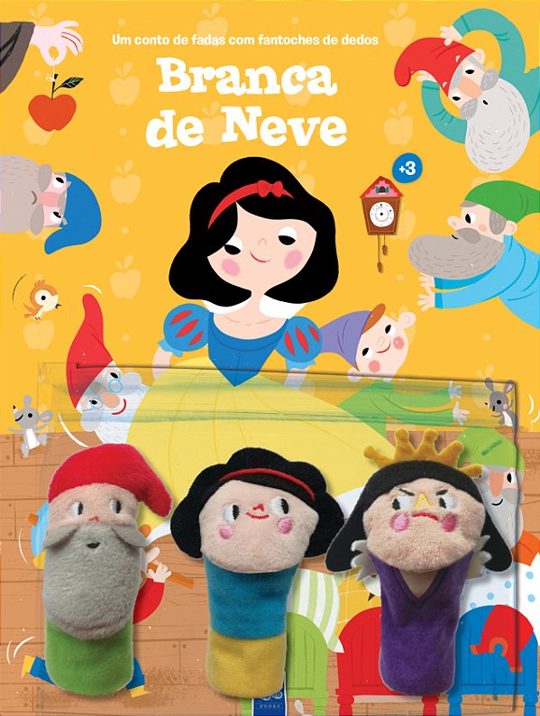 Livro Um conto de fadas com fantoches de dedos - Branca d...