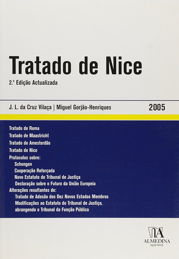 Livro Tratado de Nice