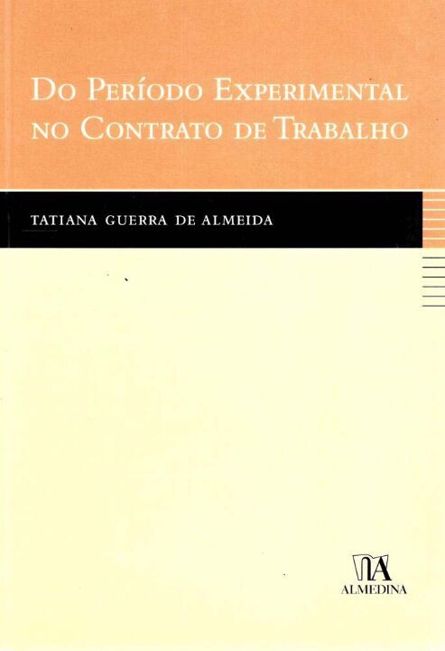 Livro Do período experimental no contrato de trabalho