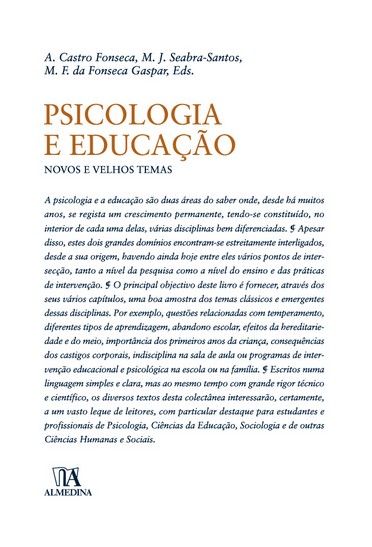 Livro Psicologia e educação: novos e velhos temas