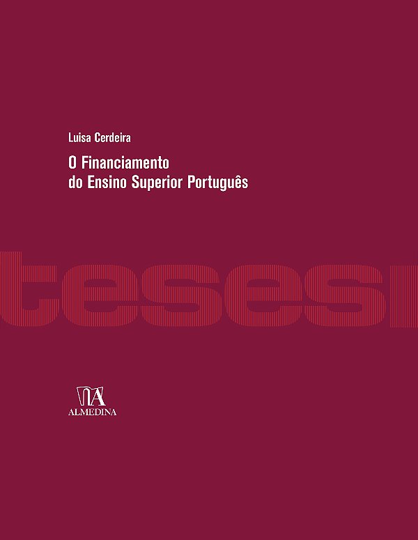 Livro O financiamento do ensino superior português