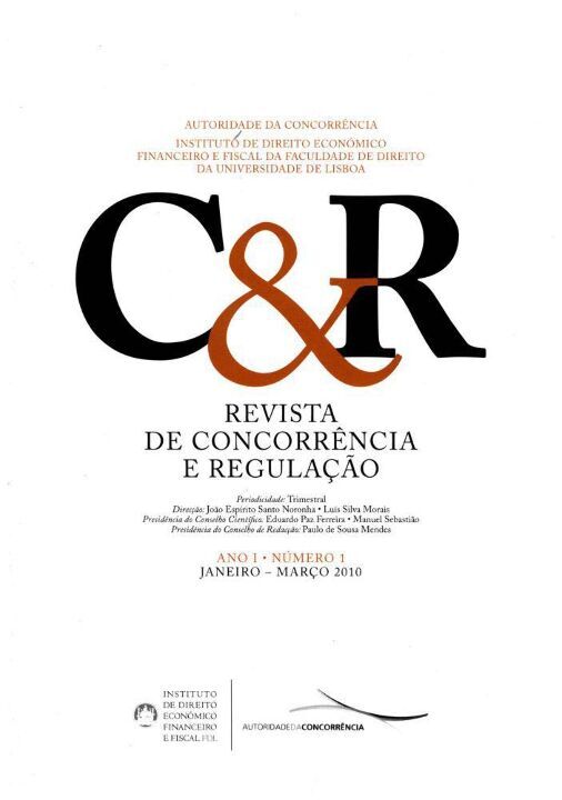 Livro Revista de concorrência e regulação: ano I - Nº 1