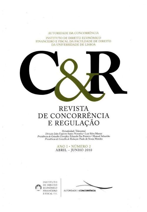 Livro Revista de concorrência e regulação: ano I - Nº 2