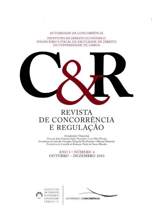 Livro Revista de concorrência e regulação: ano I - Nº 4