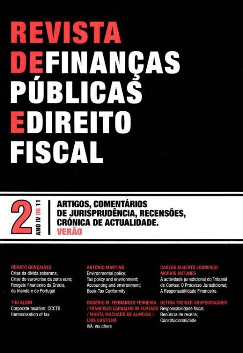 Livro Revista de finanças públicas e direito fiscal: nº 2...