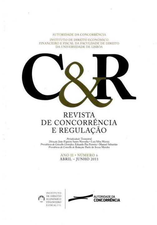 Livro Revista de concorrência e regulação: ano II - Nº 6