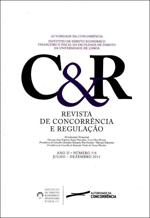 Livro Revista de concorrência e regulação: ano II - Nº 7/...