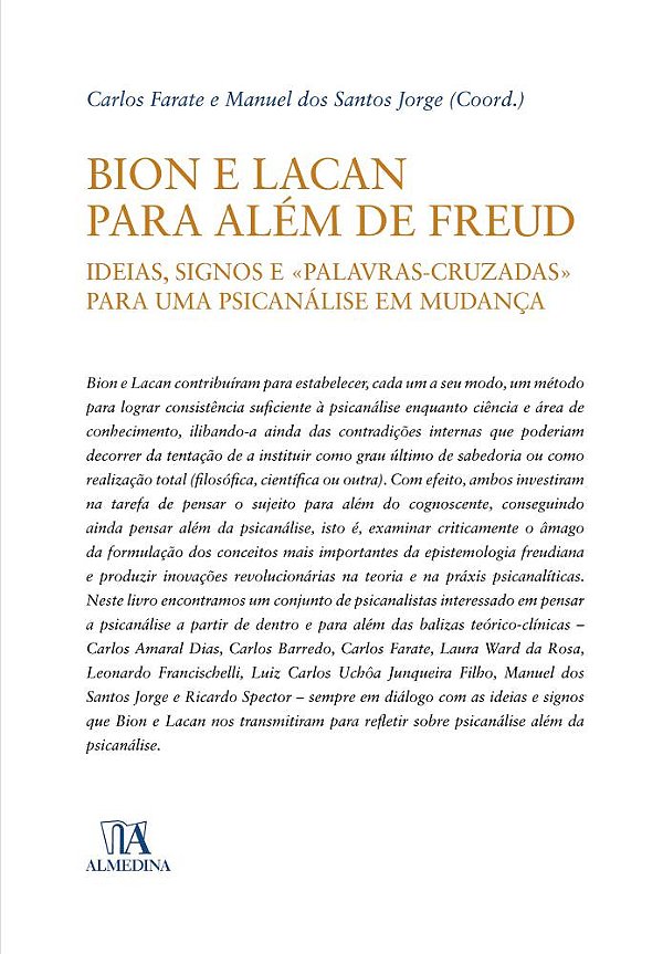 Livro Bion e Lacan para além de Freud: ideias, signos e '...