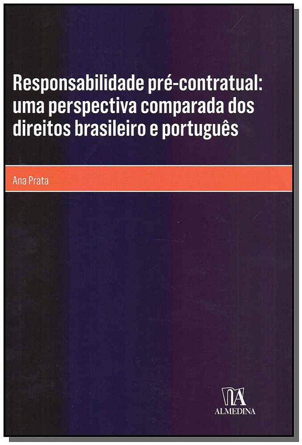 Livro Responsabilidade pré-contratual: uma perspectiva co...
