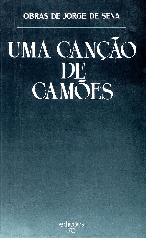 Livro Uma canção de Camões