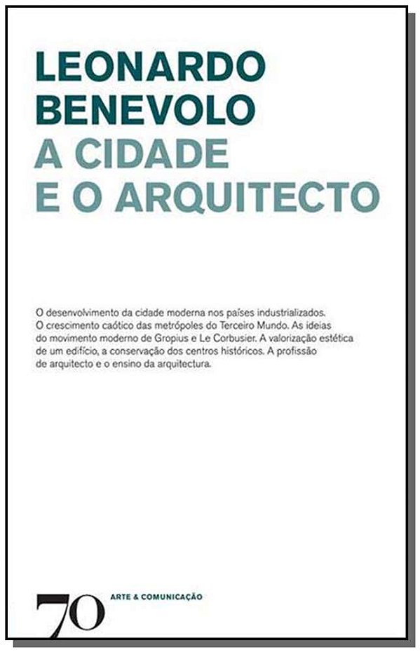 Livro A cidade e o arquitecto