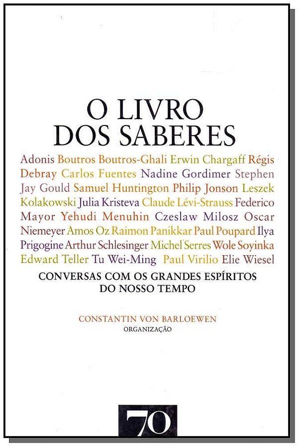Livro O livro dos saberes