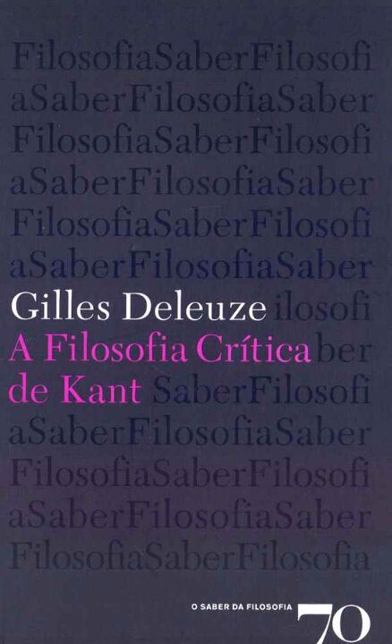 Livro A filosofia crítica de Kant