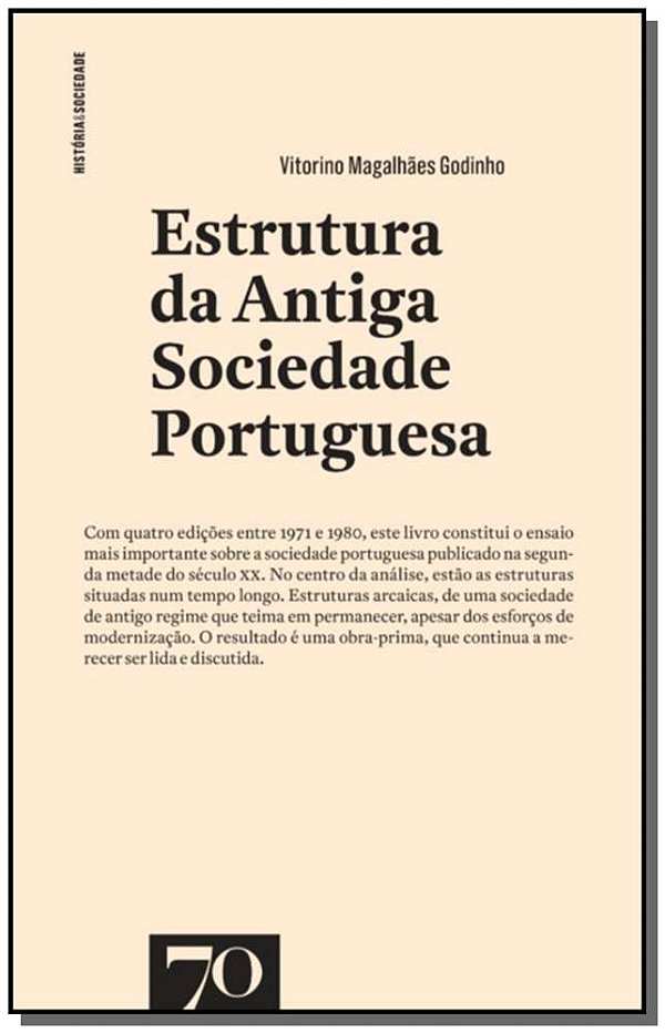 Livro Estrutura da antiga sociedade portuguesa