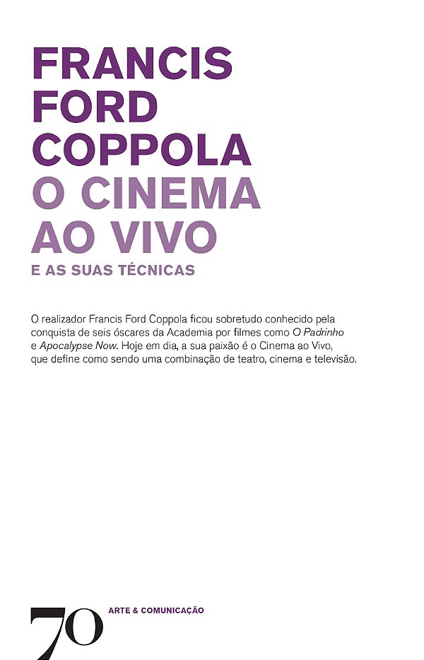 Livro O cinema ao vivo e as suas técnicas