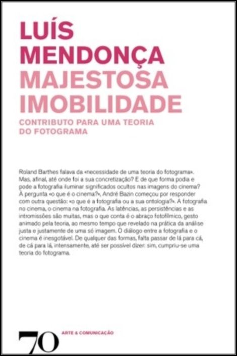 Livro Majestosa imobilidade: contributo para uma teoria d...