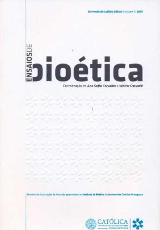 Livro Ensaio De Bioetica