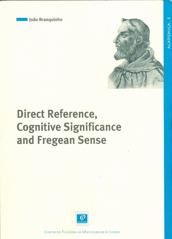 Livro Direct Reference Cognitive Significance And Fregean...