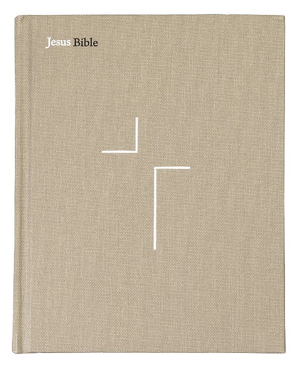 Jesus Bible Nvi Com Espaço Para Anotações, Tecido Sobre Capa Dura, Cinza, Leitura Perfeita
